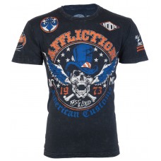 AFFLICTION Mens T-Shirt STRAIGHT SIX